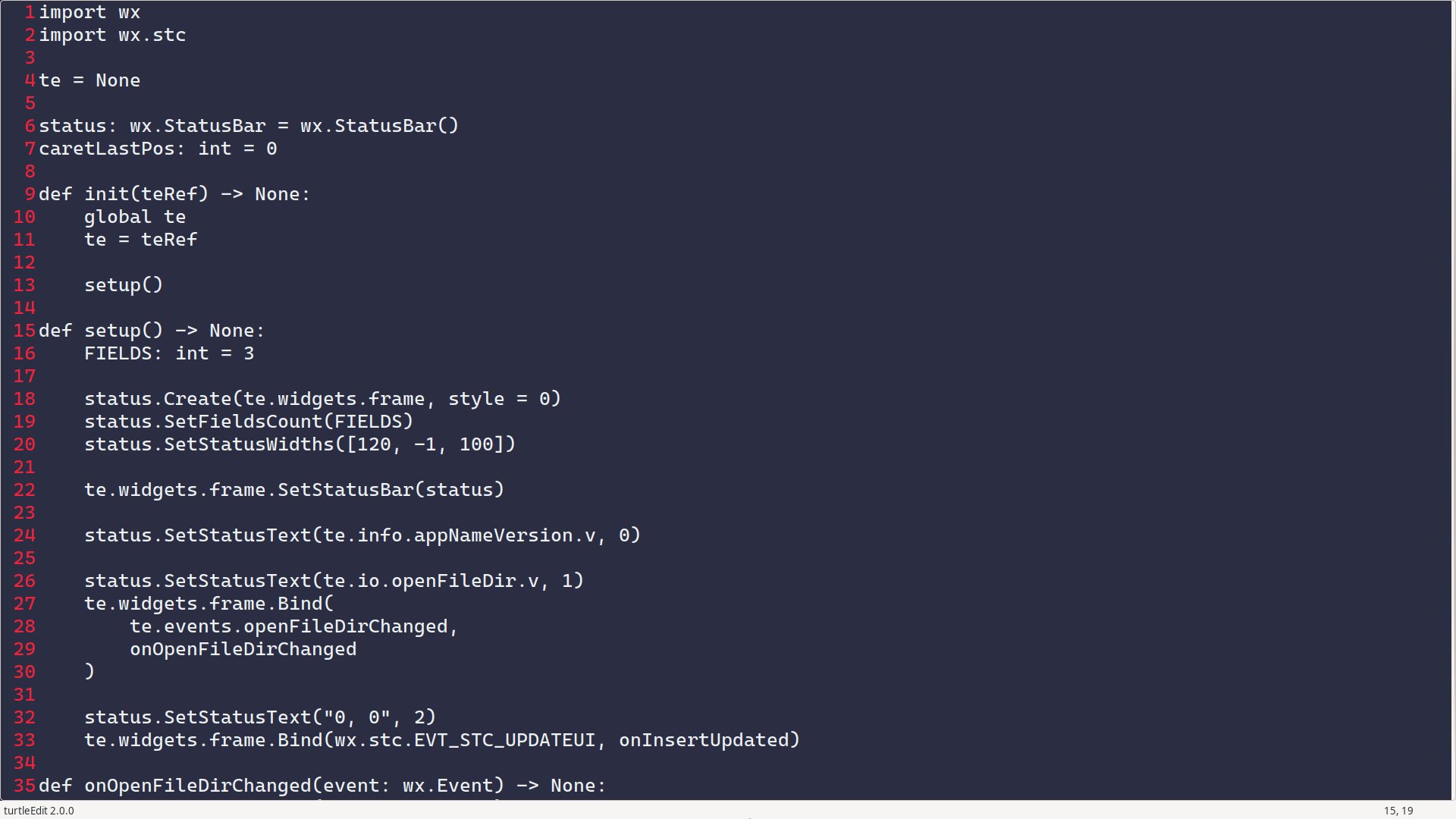turtleedit screenshot